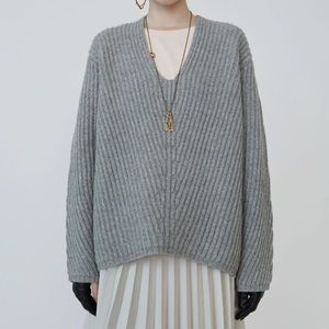 Acne studios oversized sweater grey